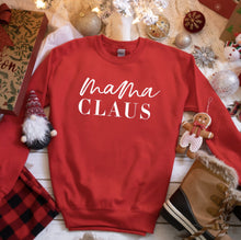 Load image into Gallery viewer, Mama Claus Crewneck Gildan M