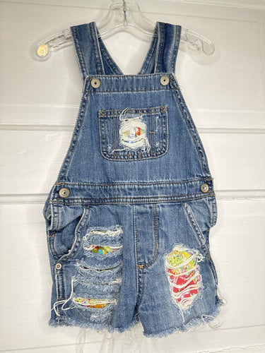 Girls Overall Shorts the children place 3T