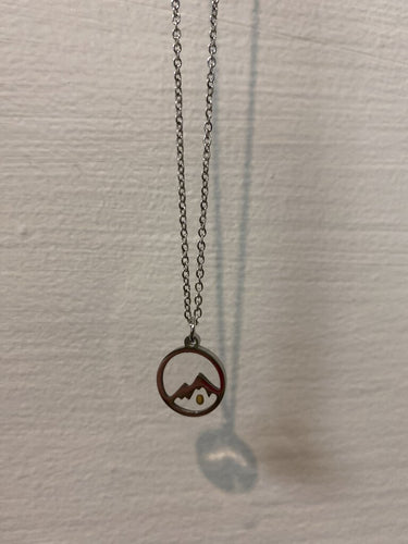 Faith to Move Mountains Necklace - Silver