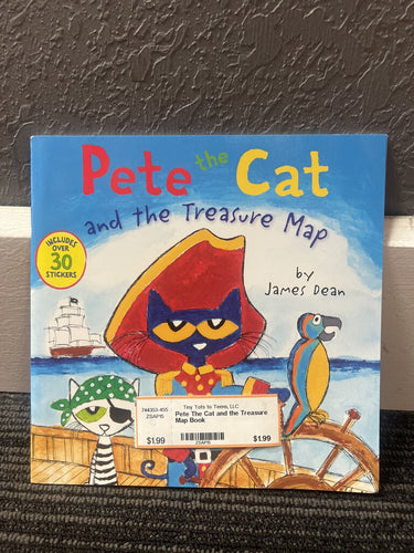 Pete The Cat and the Treasure Map Book