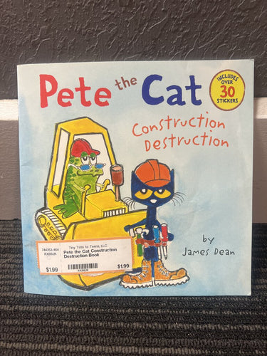 Pete the Cat Construction Destruction Book