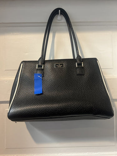 kate spade leather handbag - black