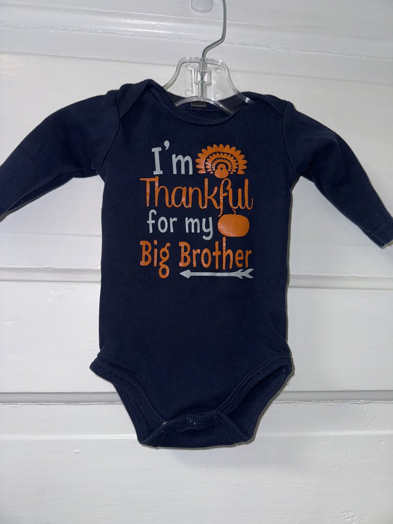 Boys LS Onesie The Southern Closet 0-3M