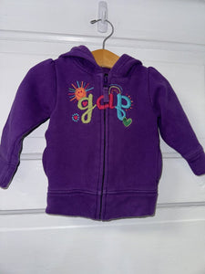 Girls Zip Hoodie Gap 12-18M