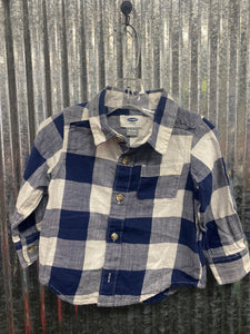 Boys Button LS Old Navy 18-24M