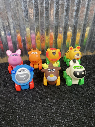 Mini Animal Car Set (7 pc)