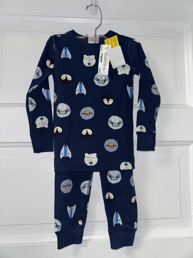 Boys LS Pajamas (2pc) org $49 NEW hanna andersson 3T