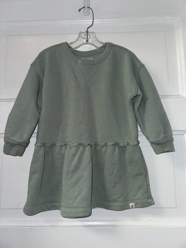 Girls LS Dress easy peasy organics 3T