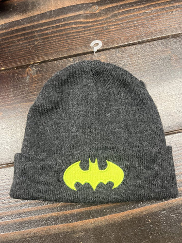 Batman Stocking Hat- Charcoal