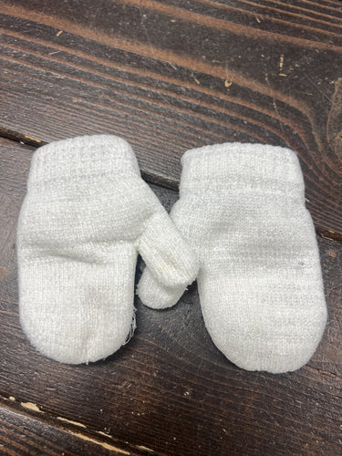 Toddler Mittens- White