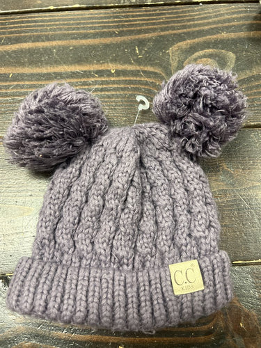 C.C Kids Stocking Hat - Purple