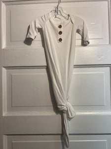 Unisex Knotted Gown (org $36) Caden Lane 0-3M