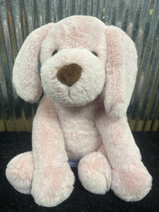 Animal Adventure Dog Plush- Pink