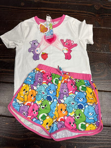 Girls Tee W/ Shorts Set (NEW) Care Bears 6