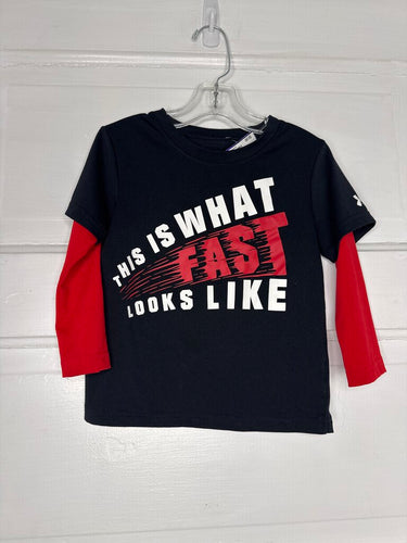 Boys Athletic LS Under Armour 24M