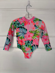 Girls LS Swimsuit wonder nation 2T