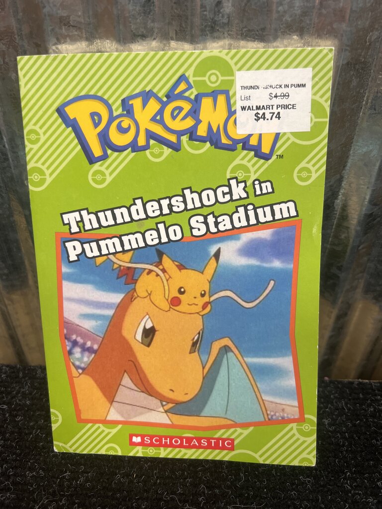 Pokemon Thundershock in Pummelo Stadium Book