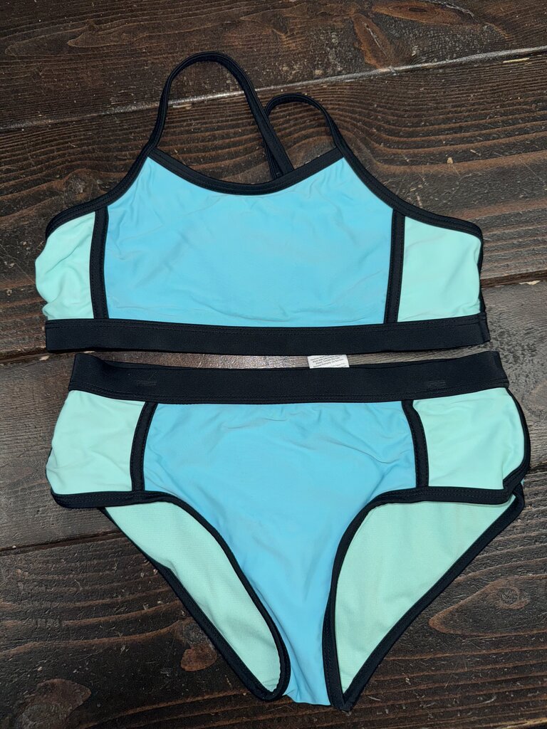 Girls Swimsuit (2pc) wonder nation 10-12