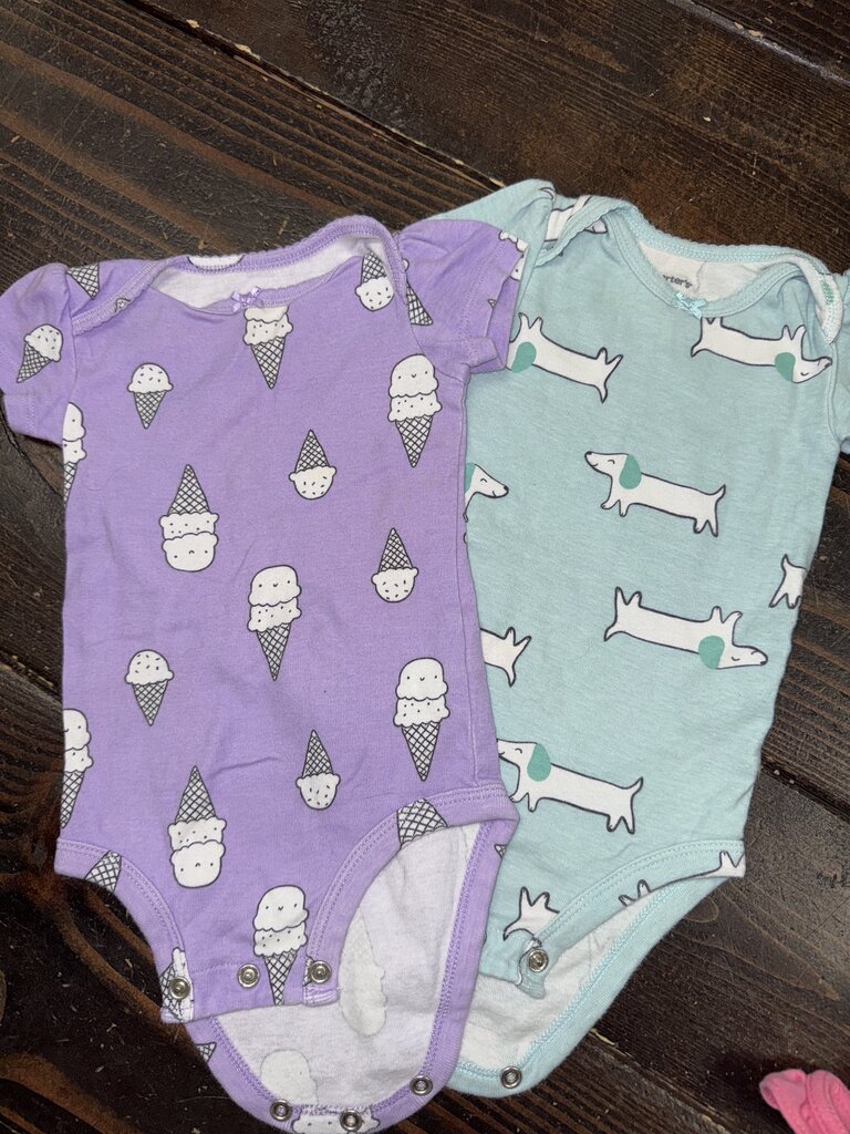 Girls Onesie Set (2pc) Carters 6M