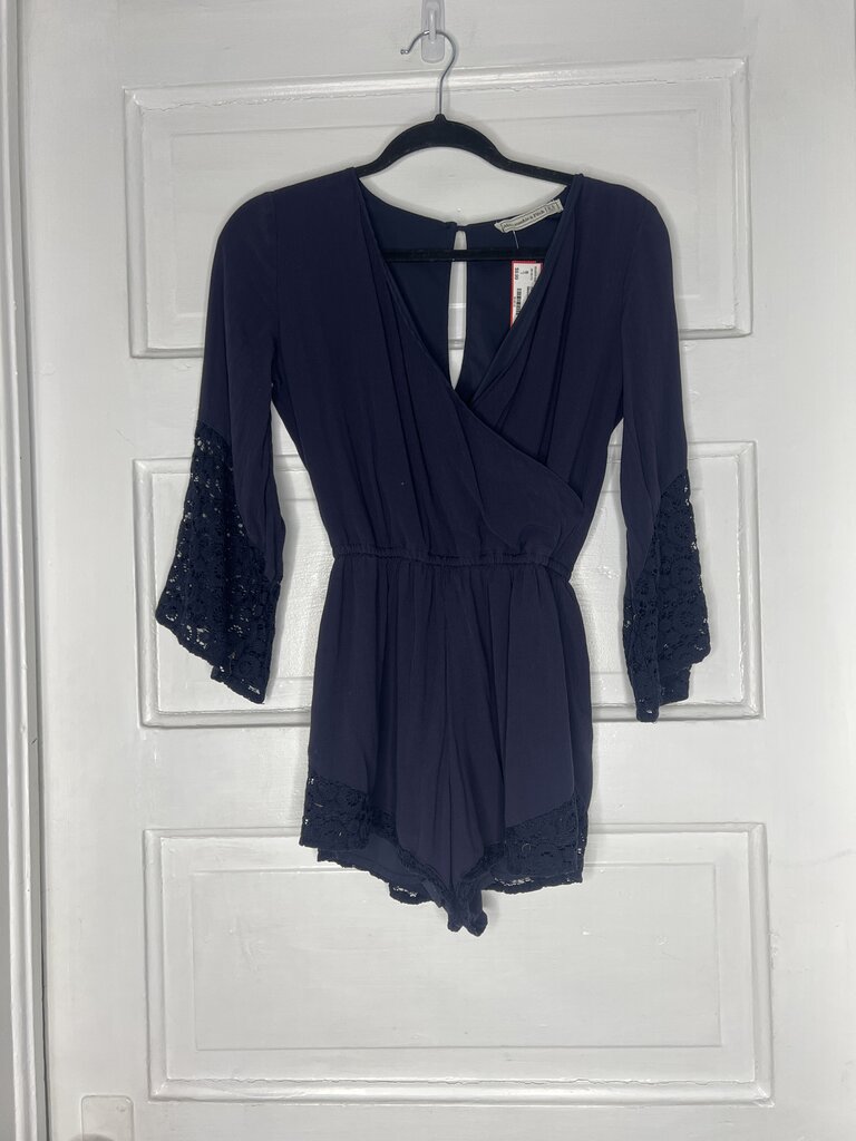 Gals 3/4 Sleeve Romper Abercrombie & Fitch XS