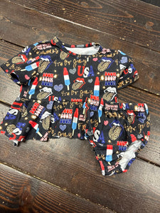 Girls Tee W/ Blooomers Set (2pc) 2T