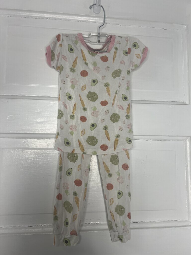 Girls Pajama Set (2pc) milkberry 4T