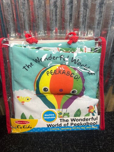The Wonderful World of Peekaboo! Cloth Book (NEW)