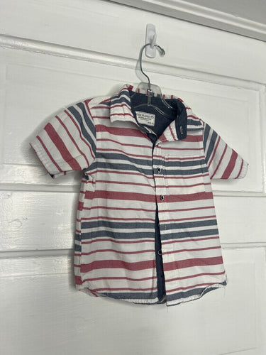 Boys SS Button Free Planet 2T