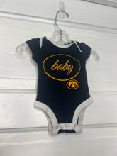 Load image into Gallery viewer, Unisex Hawkeyes Onesie Russell 0-3M