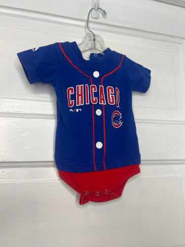 Boys Chicago Cubs Onesie Majestic 6-9M