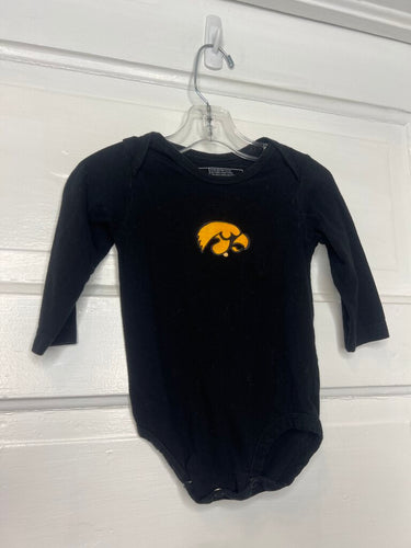 Girls Hawkeyes LS Onesie 6-9M