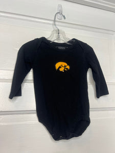Girls Hawkeyes LS Onesie 6-9M