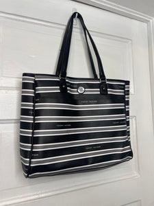 Tommy Hilfiger Tote - Blk/Gry St (NEW) org $118