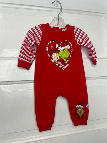 Girls LS Outfit The Grinch 3-6M