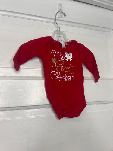 Girls LS Onesie The Southern Closet 0-3M