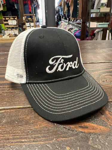 Ford Baseball Cap- Black/White