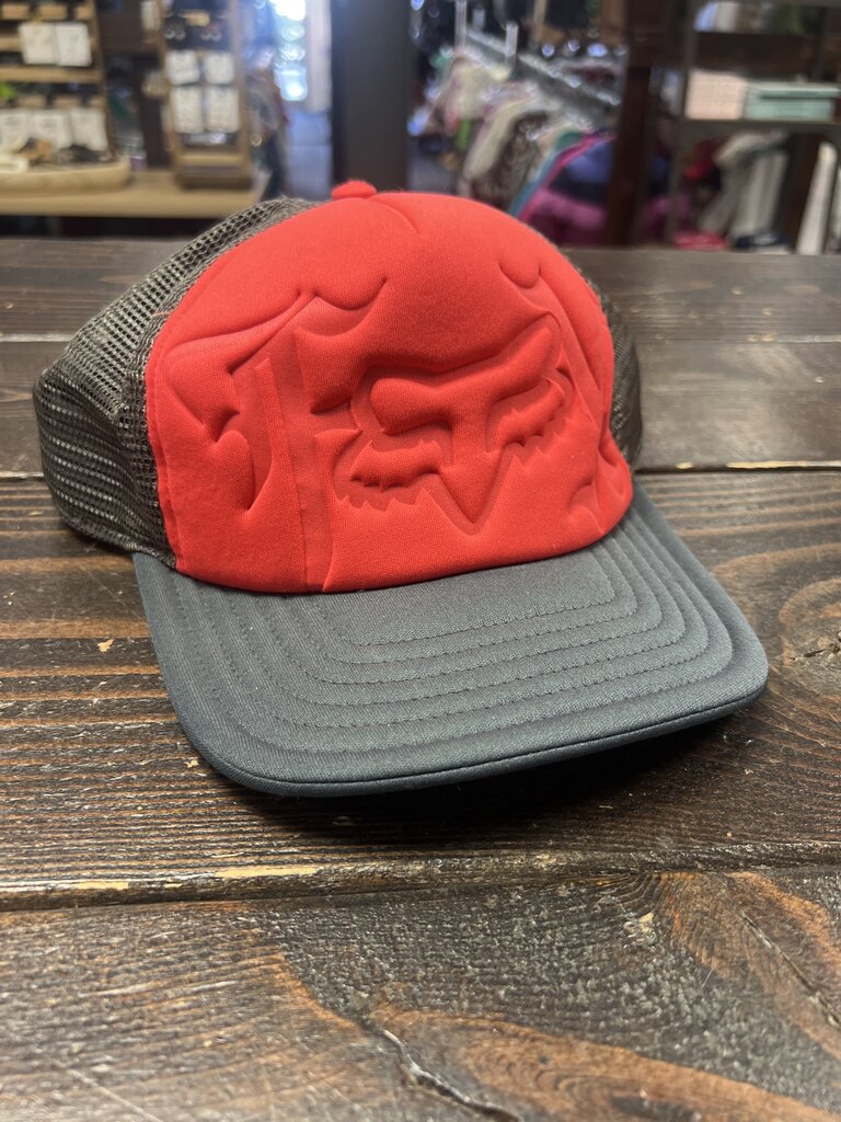 FOX Baseball Cap- Red/Grey