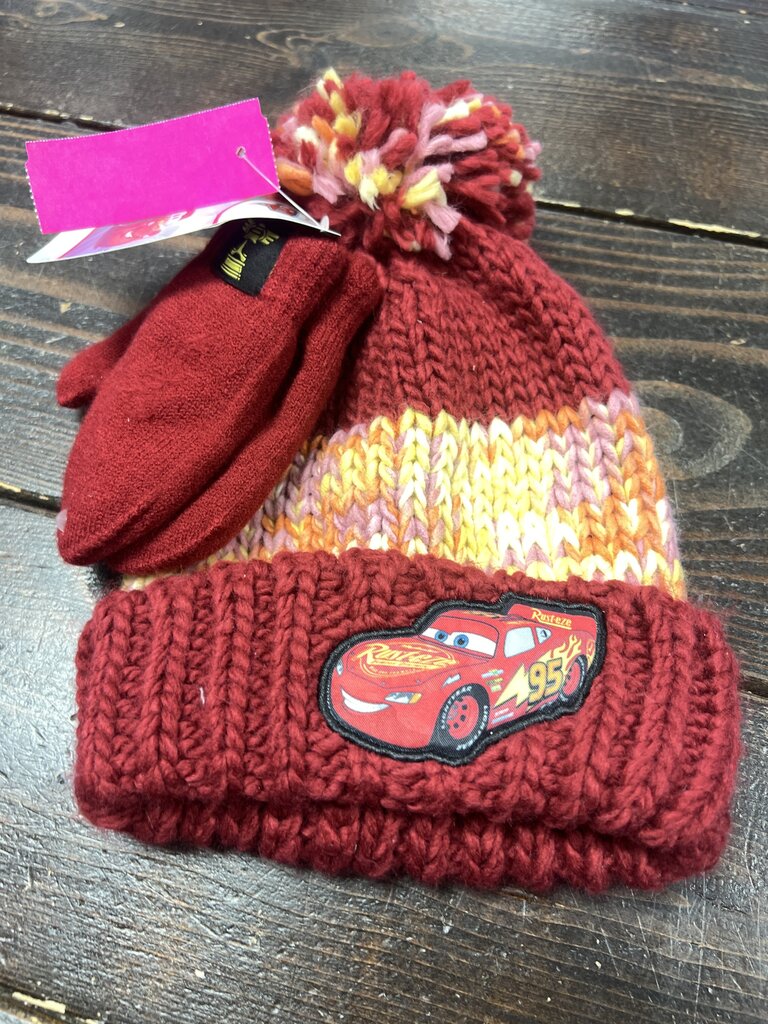 Cars Beanie/Gloves Set (2pc) (NEW)