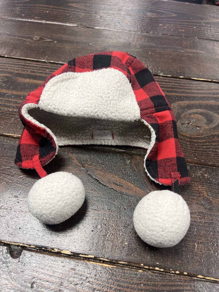 Mudpie Stocking Hat-Rd pld (up to 18M)