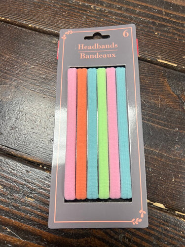Headbands (Set of 6) NEW