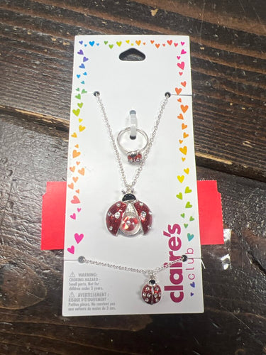 Claire's Ladybug Set (NEW)