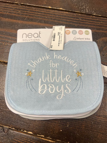 neat solutions boys bib set (NEW)