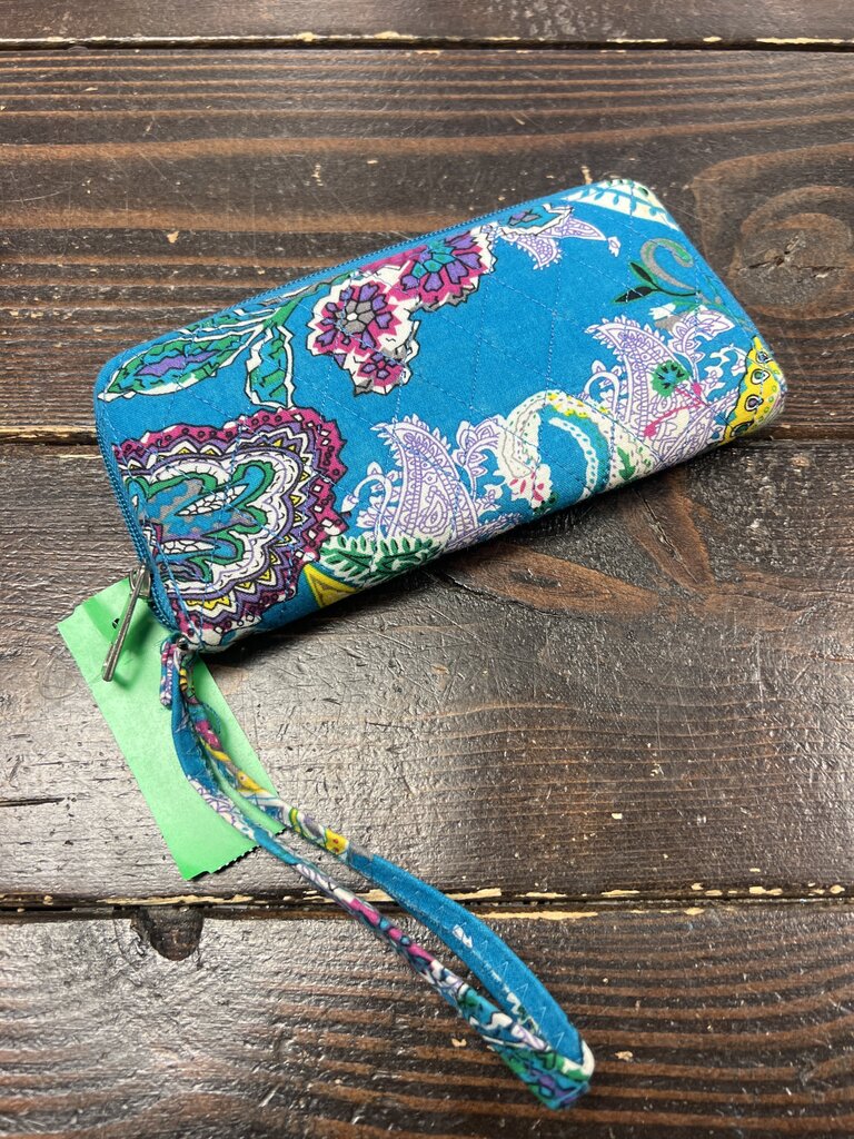 Blue Floral Wallet