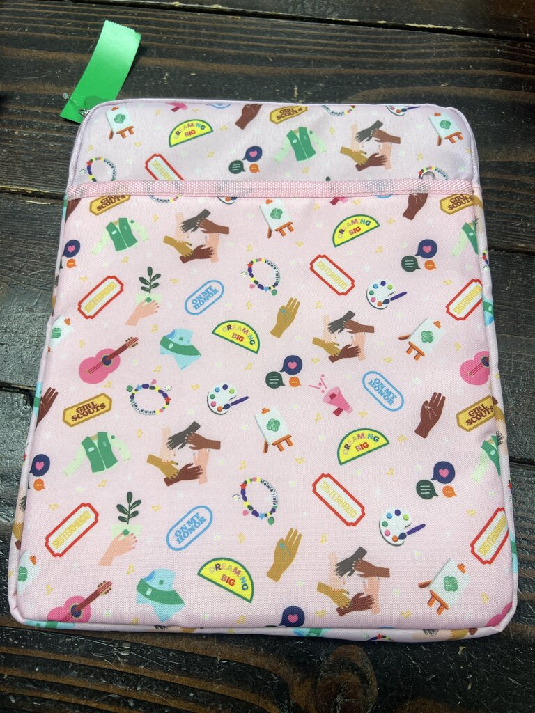 Girl Scout Laptop Case- Pink