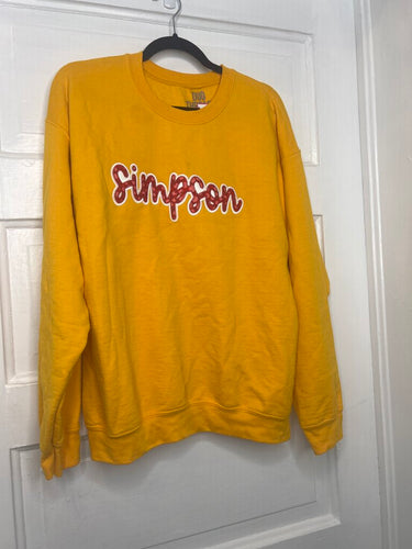 Gals Simpson Crewneck dud threads L