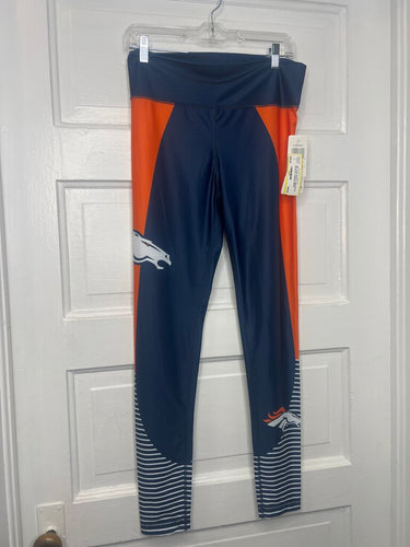Gals Denver Broncos Leggings (NEW) NFL team apparel M