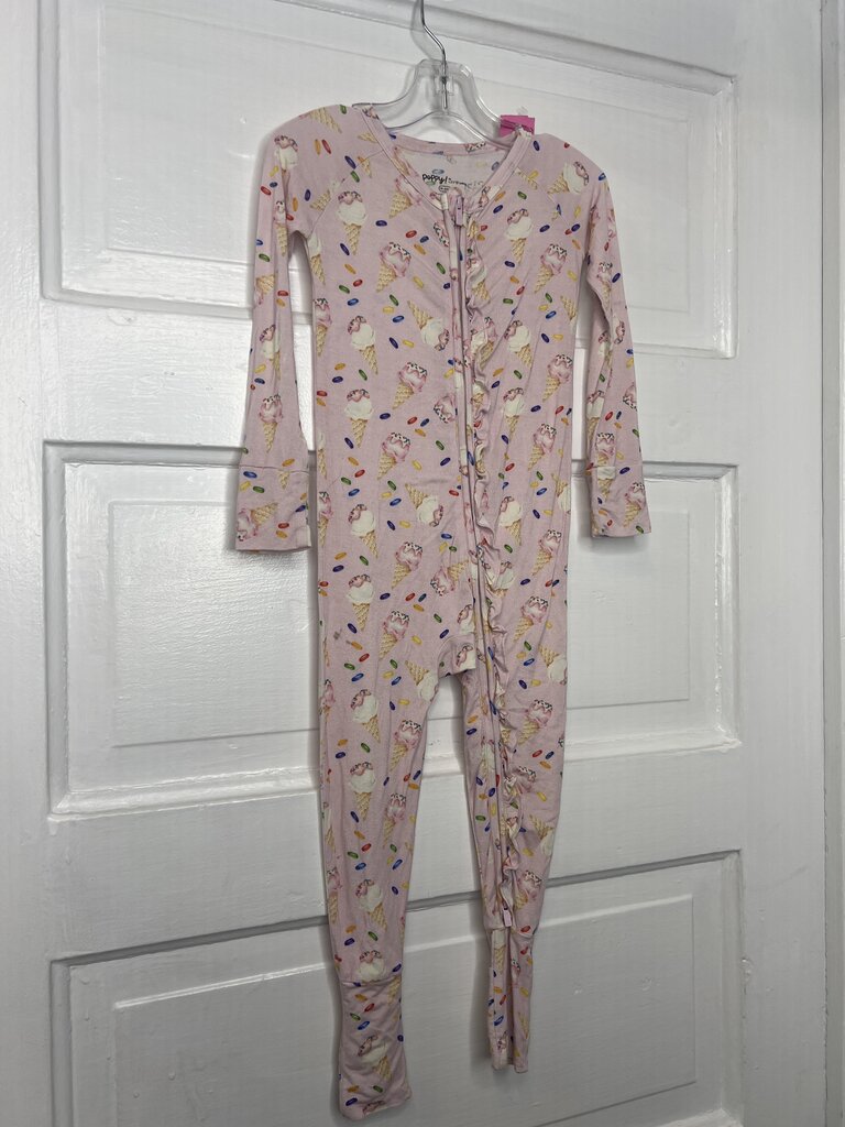 Girls Bamboo Sleeper poppy! by LEV Baby 18-24M