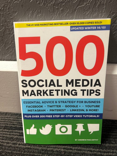 500 Social Media Marketing Tips Book