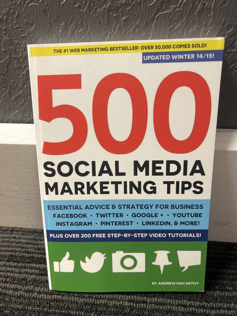 500 Social Media Marketing Tips Book