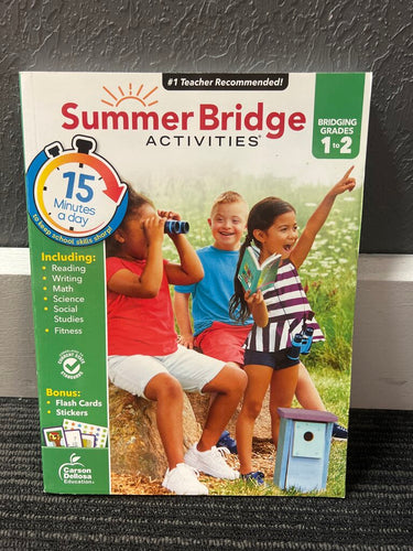 Summer Bridge Activies Grades 1 to 2 Book